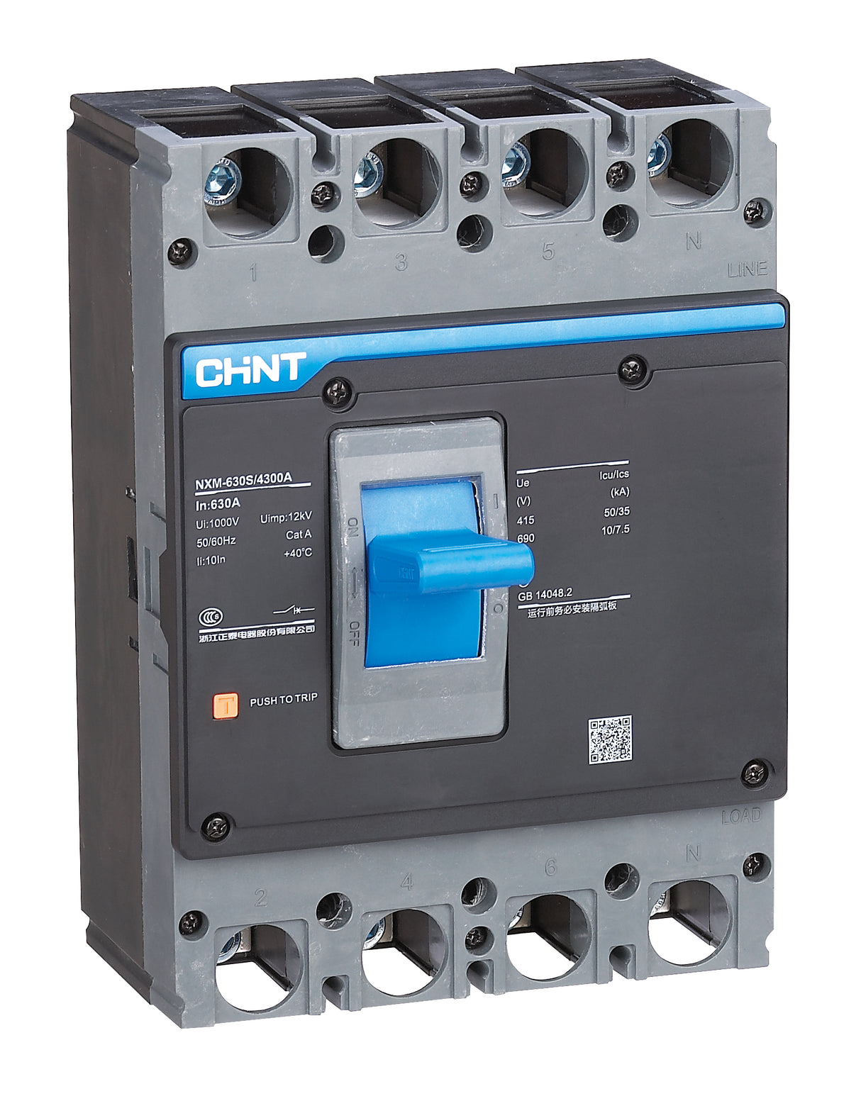 CHINT 50KA 400A 3P MCCB