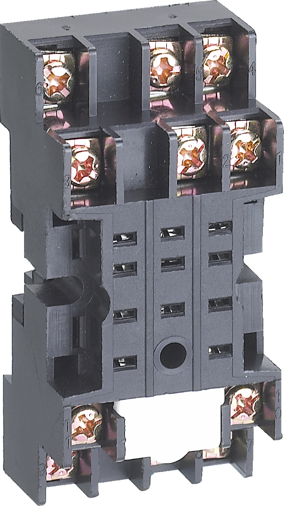 Chint 8 Pin Flat Power Relay Base Finger Protection