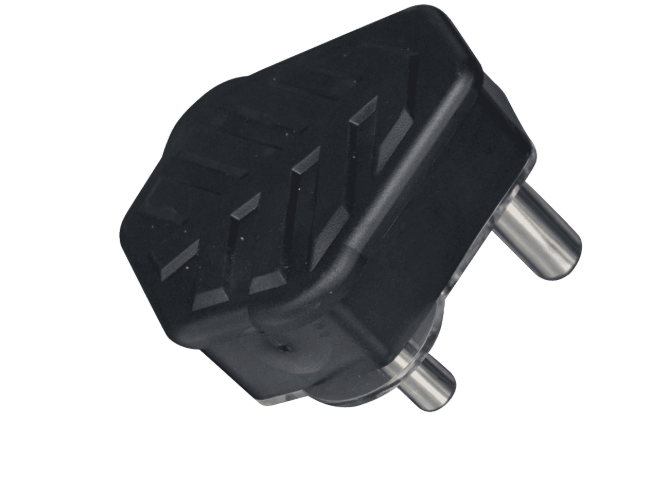 Chint 16A Plug Top Black Rubber