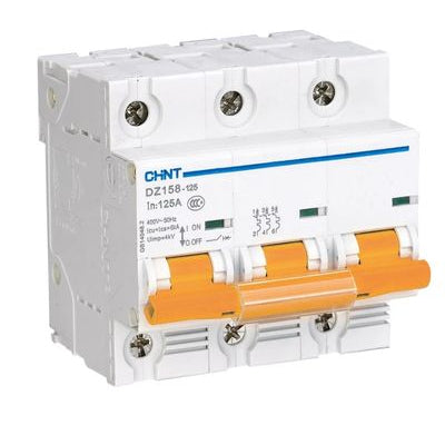 Chint 6kA 3P 80A Circuit Breaker D Curve AC/DC