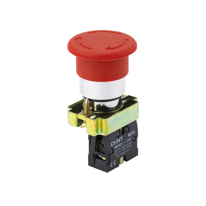 Chint Emergency Stop Twist Release 2NC IP40