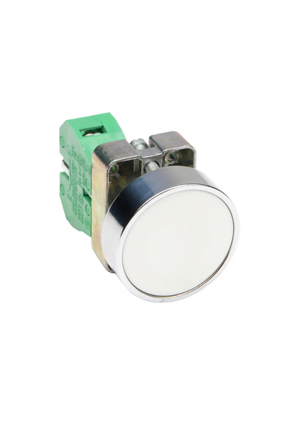Chint Pushbutton Non-illuminated White 1XNO IP65