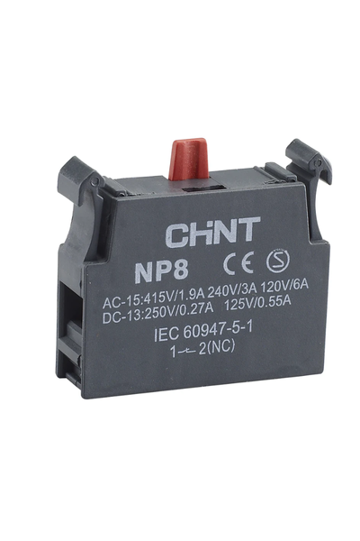 Chint Auxiliary Contact Block NC IP65