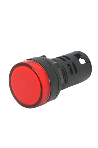 Chint LED Pilot Light 400VAC Red (Flat Round)