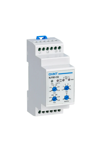 Chint Phase Failure Relay AC220V (3 phase + neutral) Din Rail (PF, PS, OV, UV)