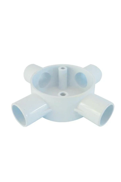 BOX PVC Round 20mm x 4 Way