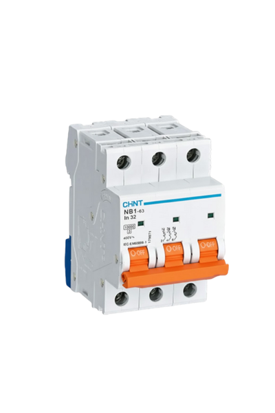 Chint 6kA 3P 63A Circuit Breaker D Curve