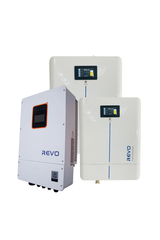 8kW Revo Hybrid Inverter Combo: REVO 8kW Hybrid Inverter + 2 × REVO 5.12 kWh Wall-Mount Batteries