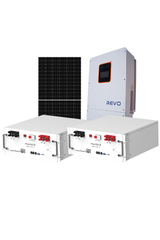 REVO 8kW Hybrid Inverter + 2 × 5.12kWh ELithium Batteries + 12 × 585W Amerisolar Bifacial Solar Panels