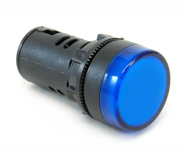 Chint LED Pilot Light 110VAC Blue (Flat Round)