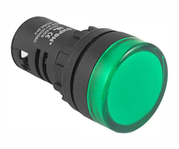 Chint LED Pilot Light 400VAC Green (Flat Round)