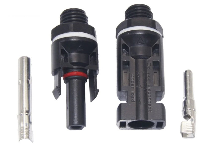 MC4 PV Solar Cable connector 4mm (TUV / ETorL approval) Pair