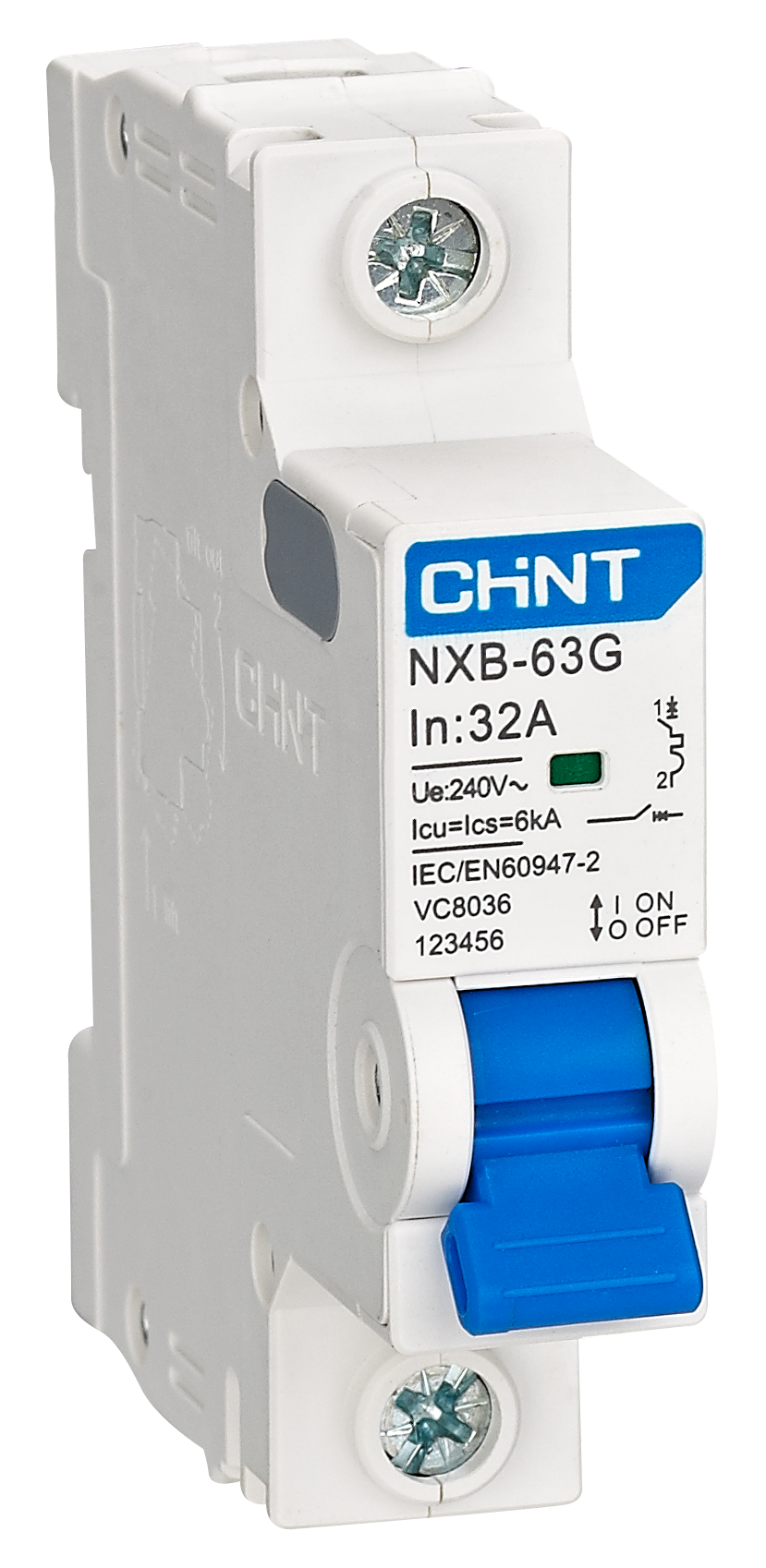 Chint 10kA 1P 16A Circuit Breaker C Curve