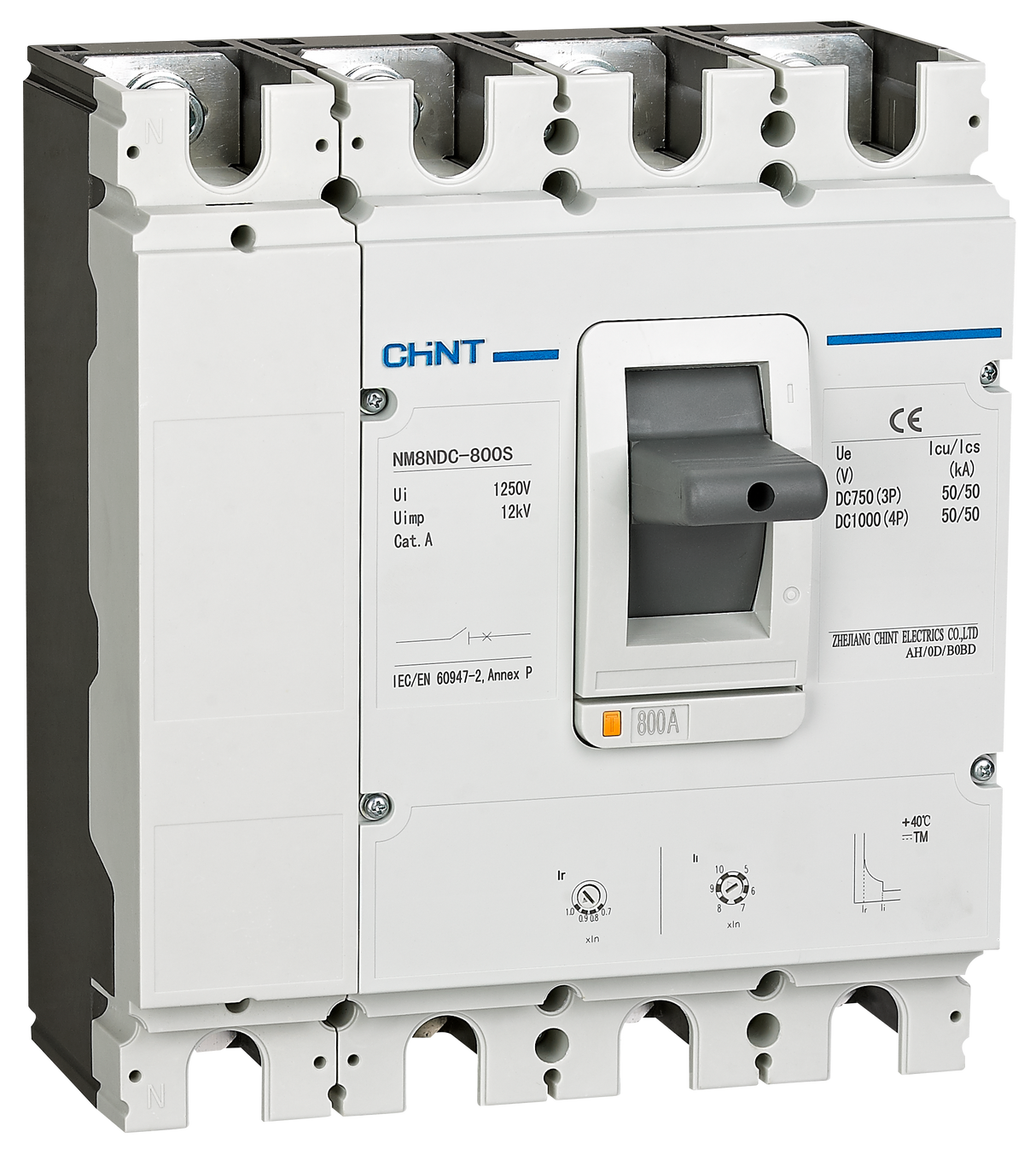 Chint DC Circuit Breaker 560 800A 4P 50KA DC1000V